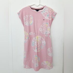 Tommy Hilfiger Kids Pink and White Casual Dress